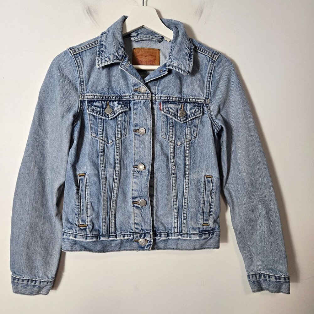 Levi's Women's Size XS Original Denim Trucker Jean Jacket Light Wash